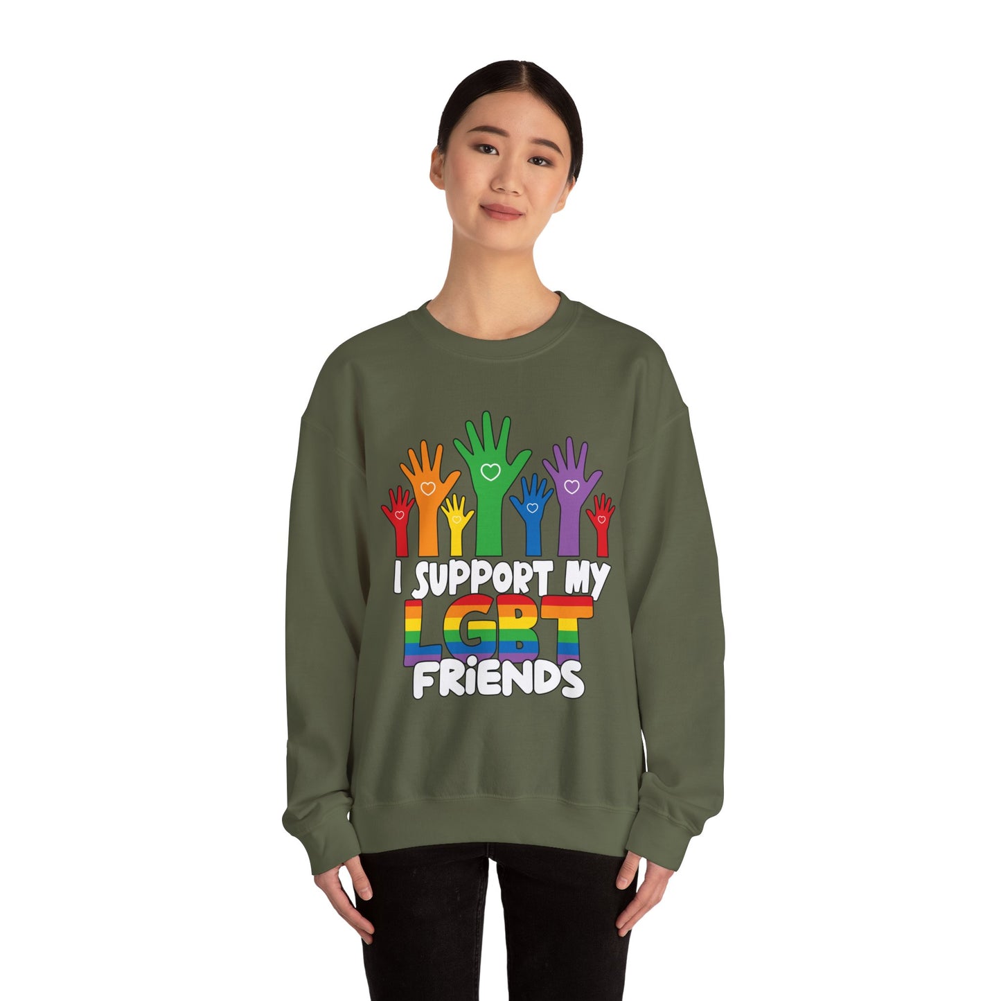 I support LGBT Friends - Sweatshirt