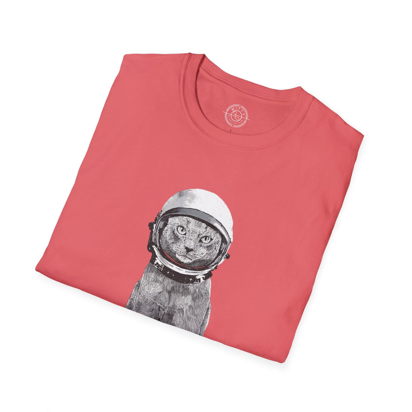 Cat with a Helmet - T-Shirt