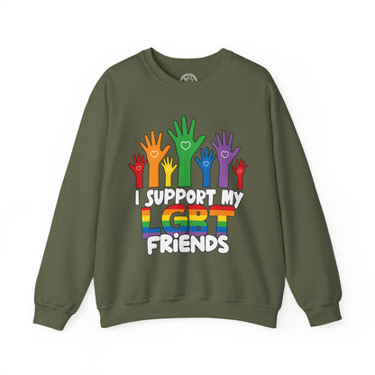 I support LGBT Friends - Sweatshirt