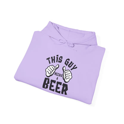 This guy needs a BEER - Hoodie