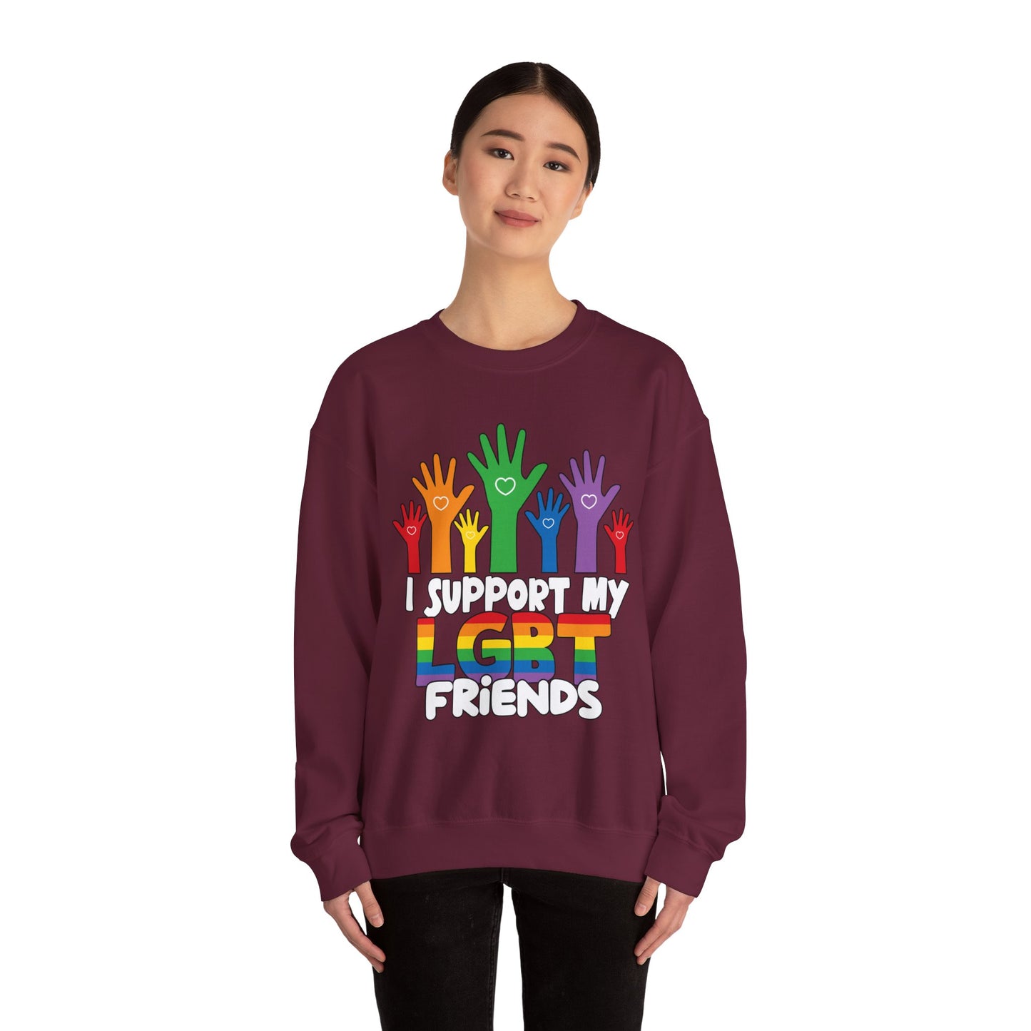 I support LGBT Friends - Sweatshirt