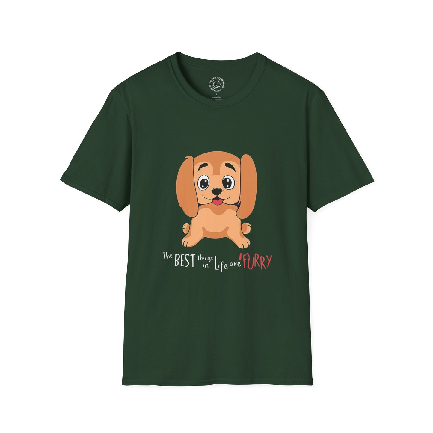 The best things in life are FURRY - T-Shirt
