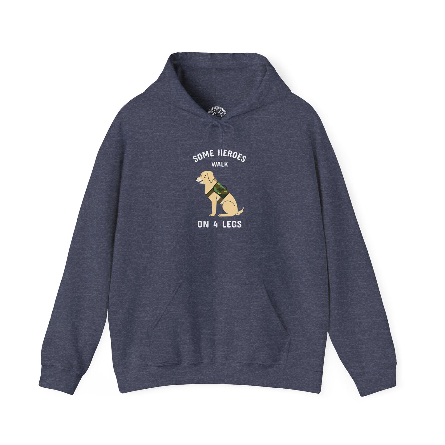 Some heroes walk on 4 legs -  Hoodie