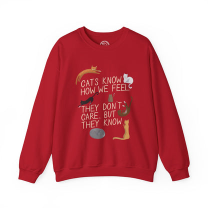 Cats Know How We Feel - Sweatshirt