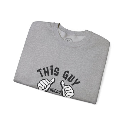 This guy needs a BEER - Sweatshirt