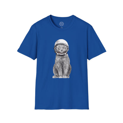 Cat with a Helmet - T-Shirt
