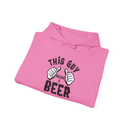 This guy needs a BEER - Hoodie