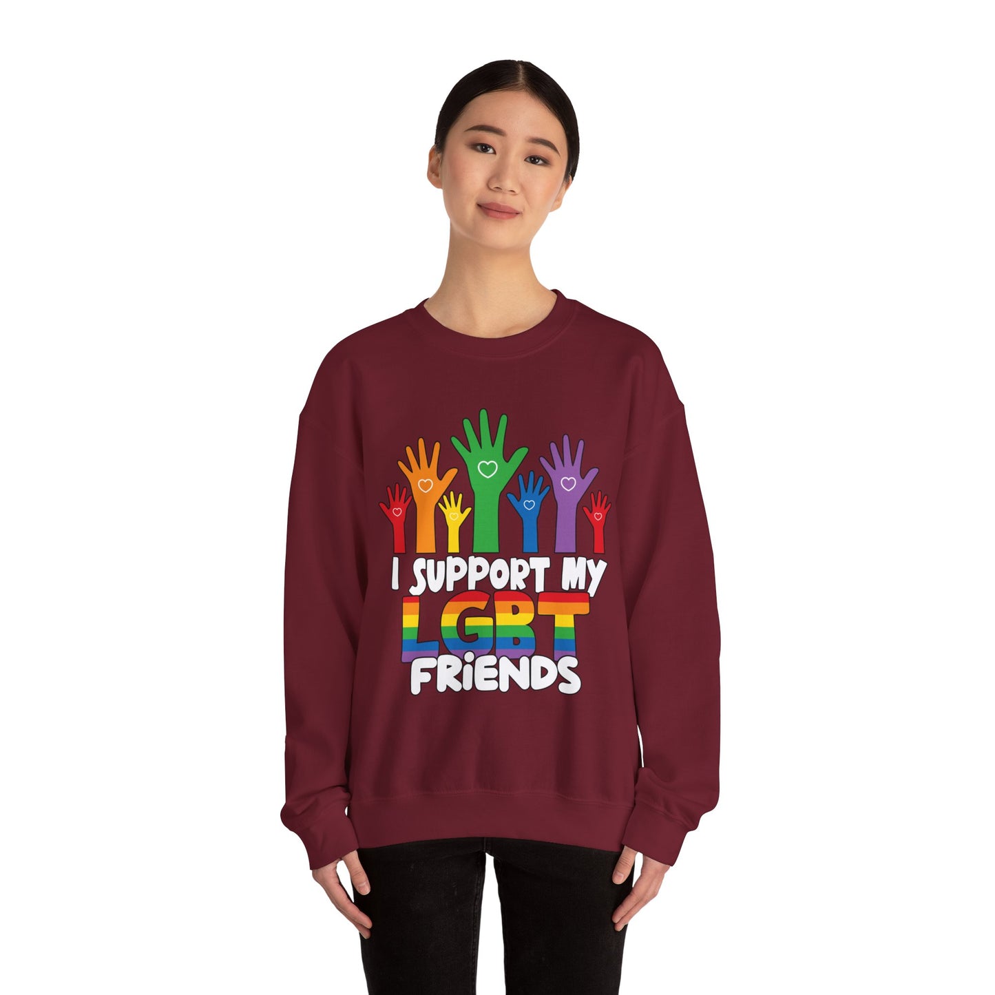 I support LGBT Friends - Sweatshirt