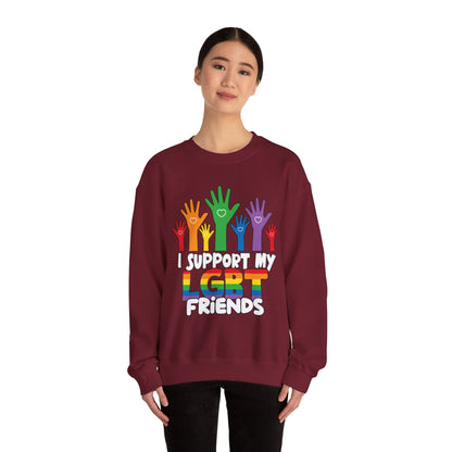 I support LGBT Friends - Sweatshirt