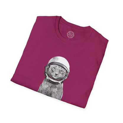 Cat with a Helmet - T-Shirt