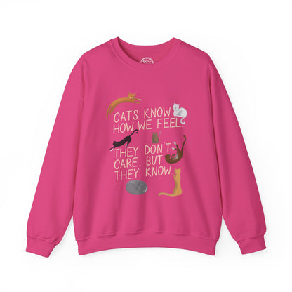Cats Know How We Feel - Sweatshirt