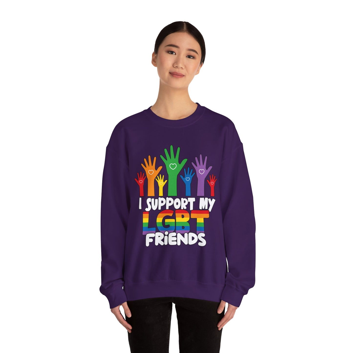 I support LGBT Friends - Sweatshirt