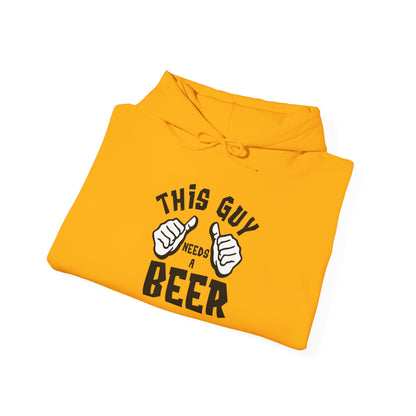 This guy needs a BEER - Hoodie