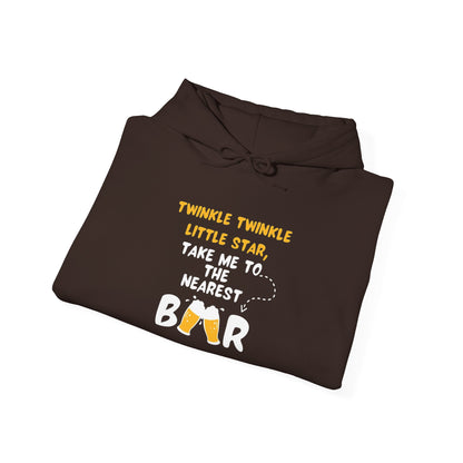 Twinkle Twinkle litter star take me to the nearest bar -  Hoodie