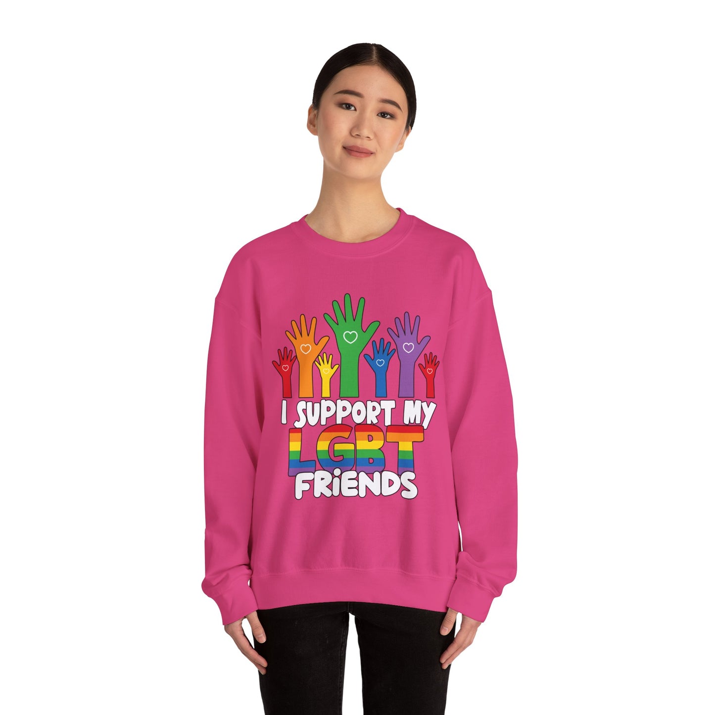 I support LGBT Friends - Sweatshirt