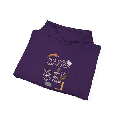 Cats Know How We Feel -  Hoodie