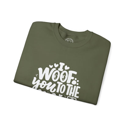 I Woof you to the moon and back - Sweatshirt