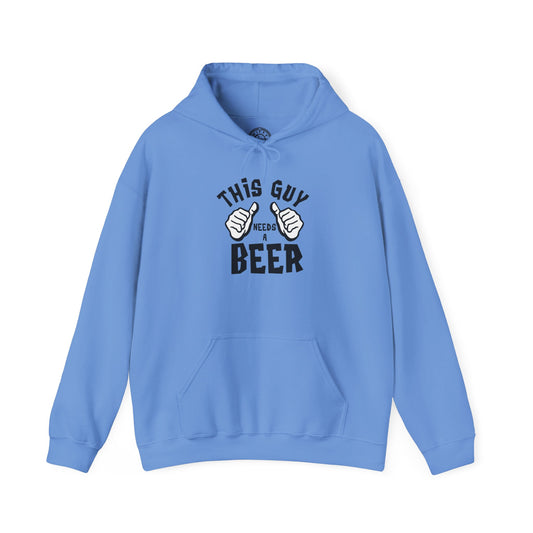 This guy needs a BEER - Hoodie