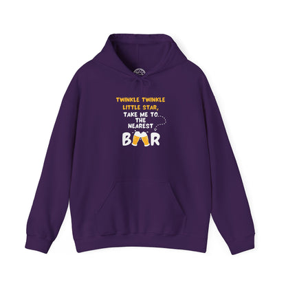 Twinkle Twinkle litter star take me to the nearest bar -  Hoodie