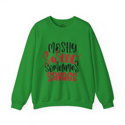 Mostly Sweet Sometimes Savage - Sweatshirt