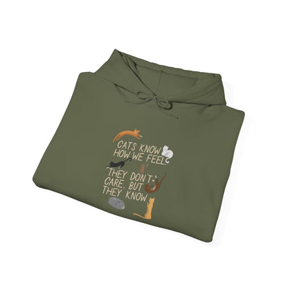 Cats Know How We Feel -  Hoodie