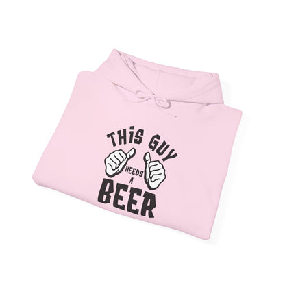 This guy needs a BEER - Hoodie