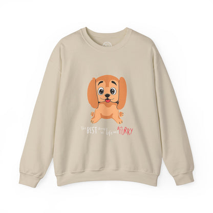 The best things in life are FURRY - Sweatshirt